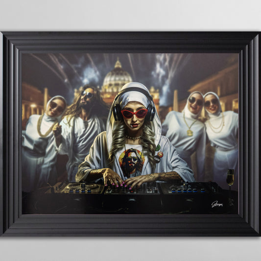Sunday Night Live Fever by Alexandre Granger Framed Wall Art