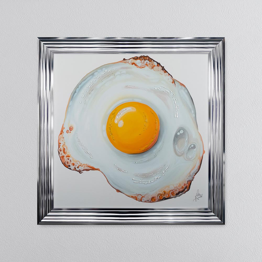 Fried Egg Framed Wall Art