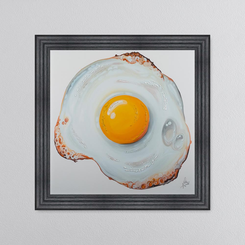 Fried Egg Framed Wall Art