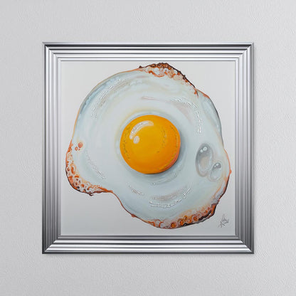 Fried Egg Framed Wall Art