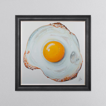 Fried Egg Framed Wall Art