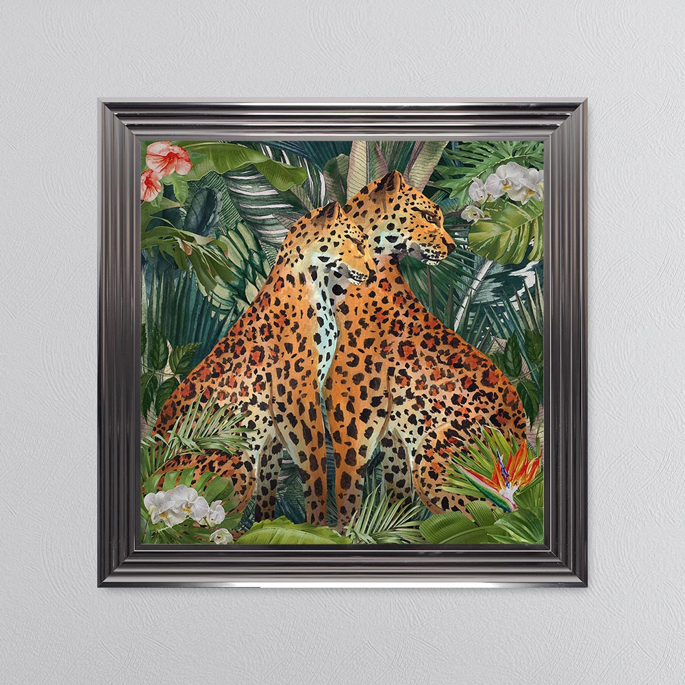 Jungle Love Cheetah Framed Wall Art