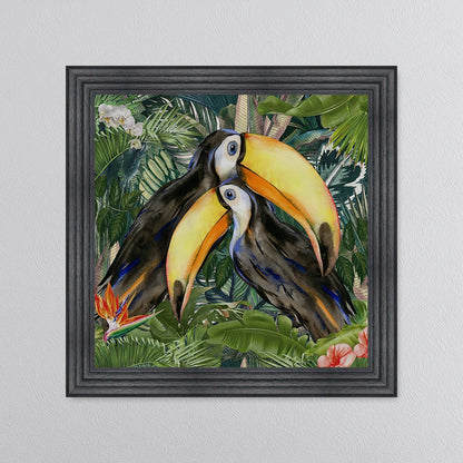 Jungle Love Toucan Framed Wall Art