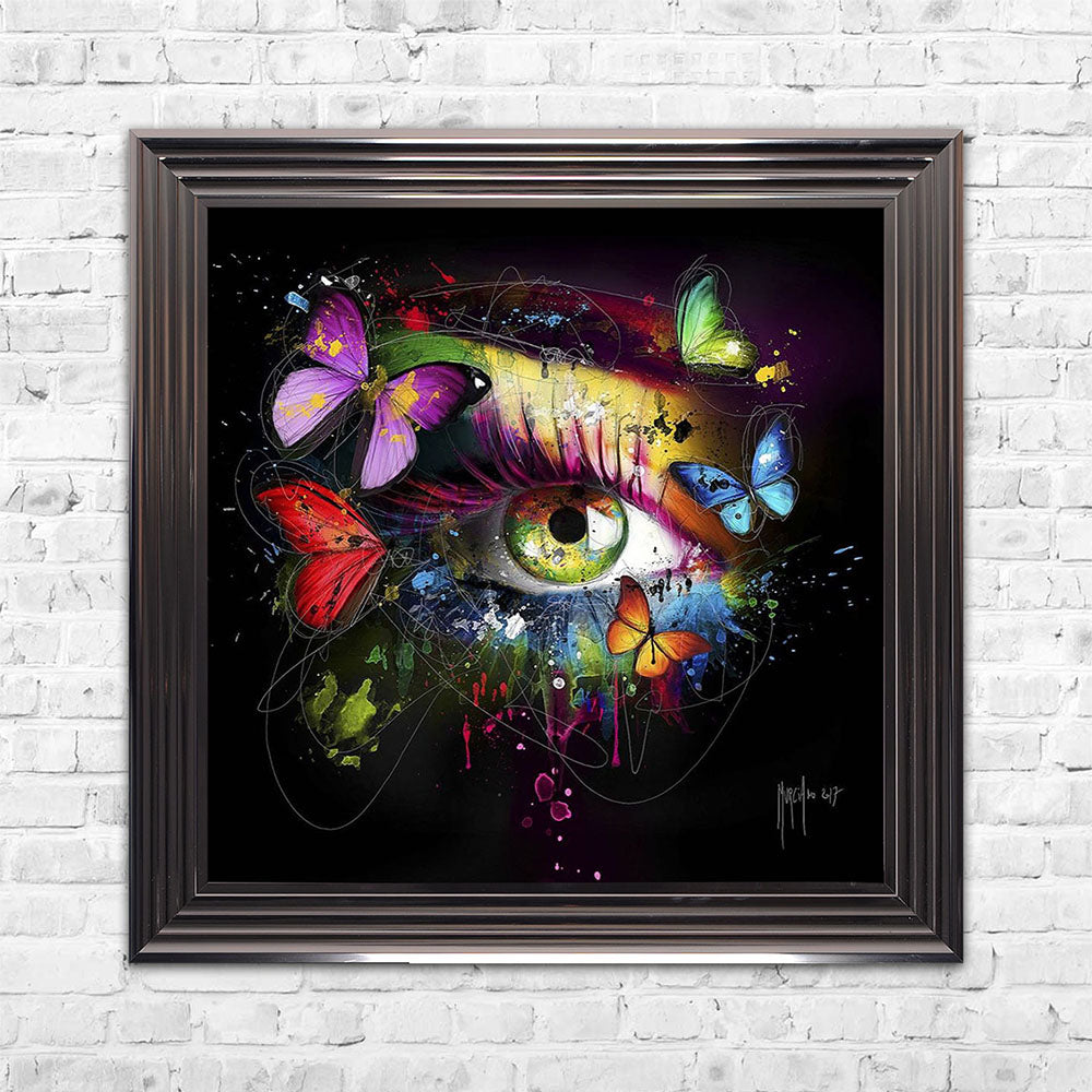 Butterfly Eye Framed Wall Art
