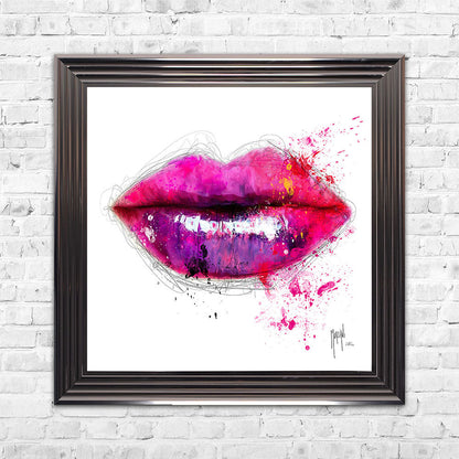 Colours Of Kiss Framed Wall Art