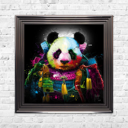 Panda Samurai Framed Wall Art