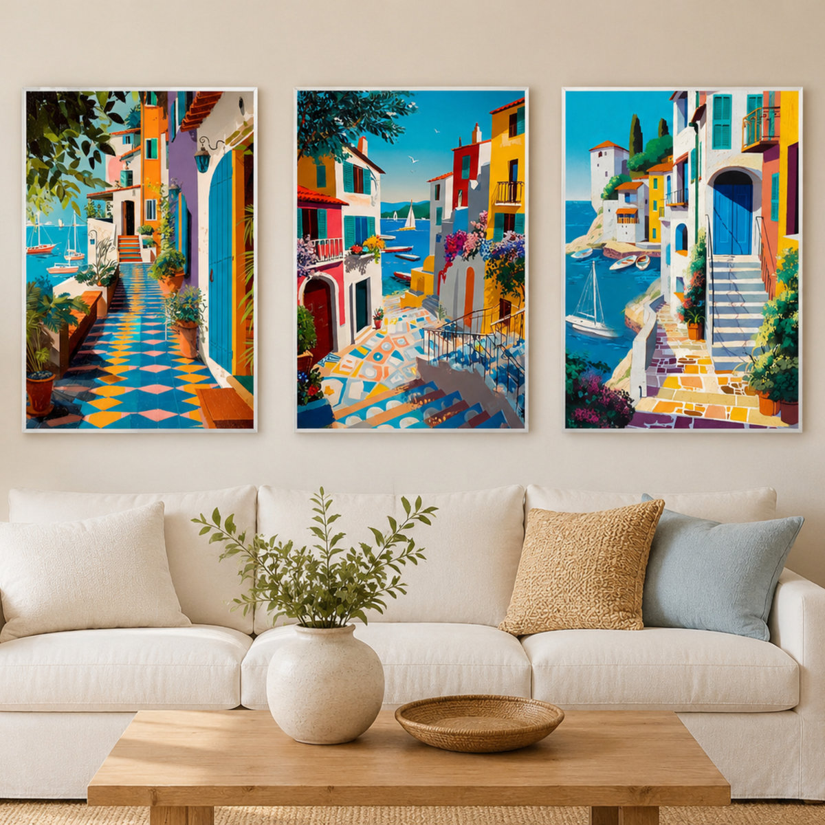 Meditaranean Dreams 2 Velvet Canvas