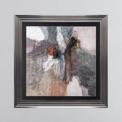 Abstract Bloom 2 with Black Mount Framed Wall Art