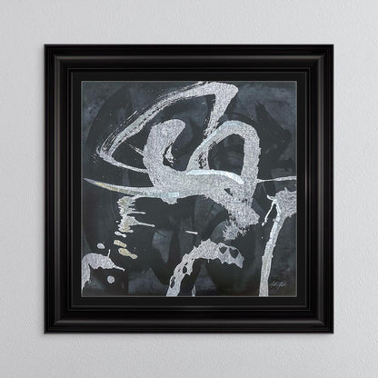 Abstract Swirls No. 1 with Black Mount Framed Wall Art