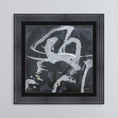 Abstract Swirls No. 1 with Black Mount Framed Wall Art