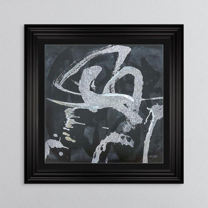 Abstract Swirls No. 1 with Black Mount Framed Wall Art