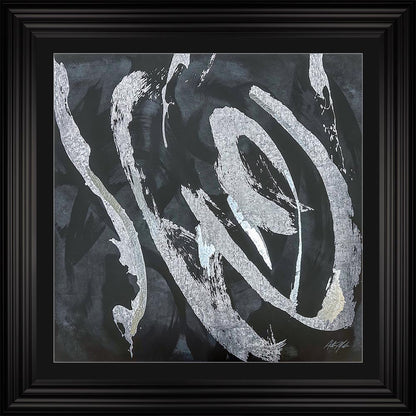 Abstract Swirls No. 2 with Black Mount Framed Wall Art