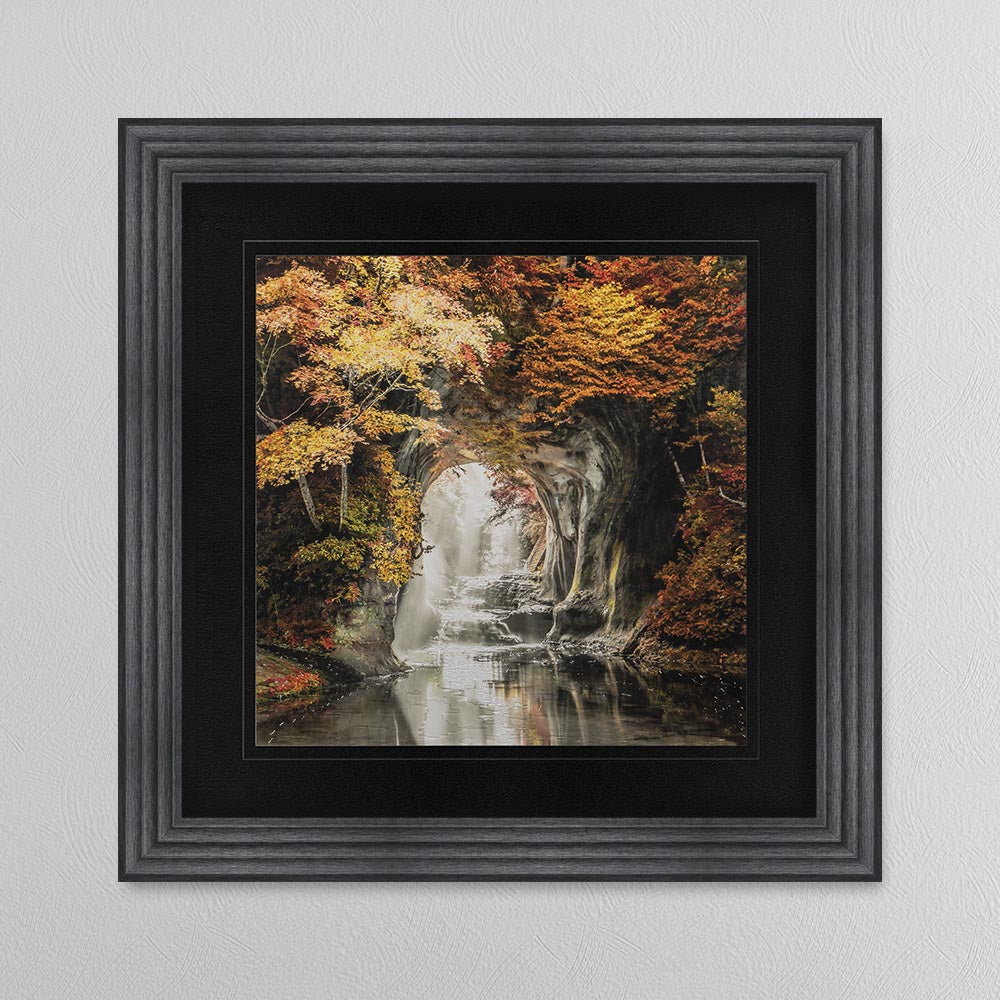 Autumn Dreams with Black Mount Framed Wall Art