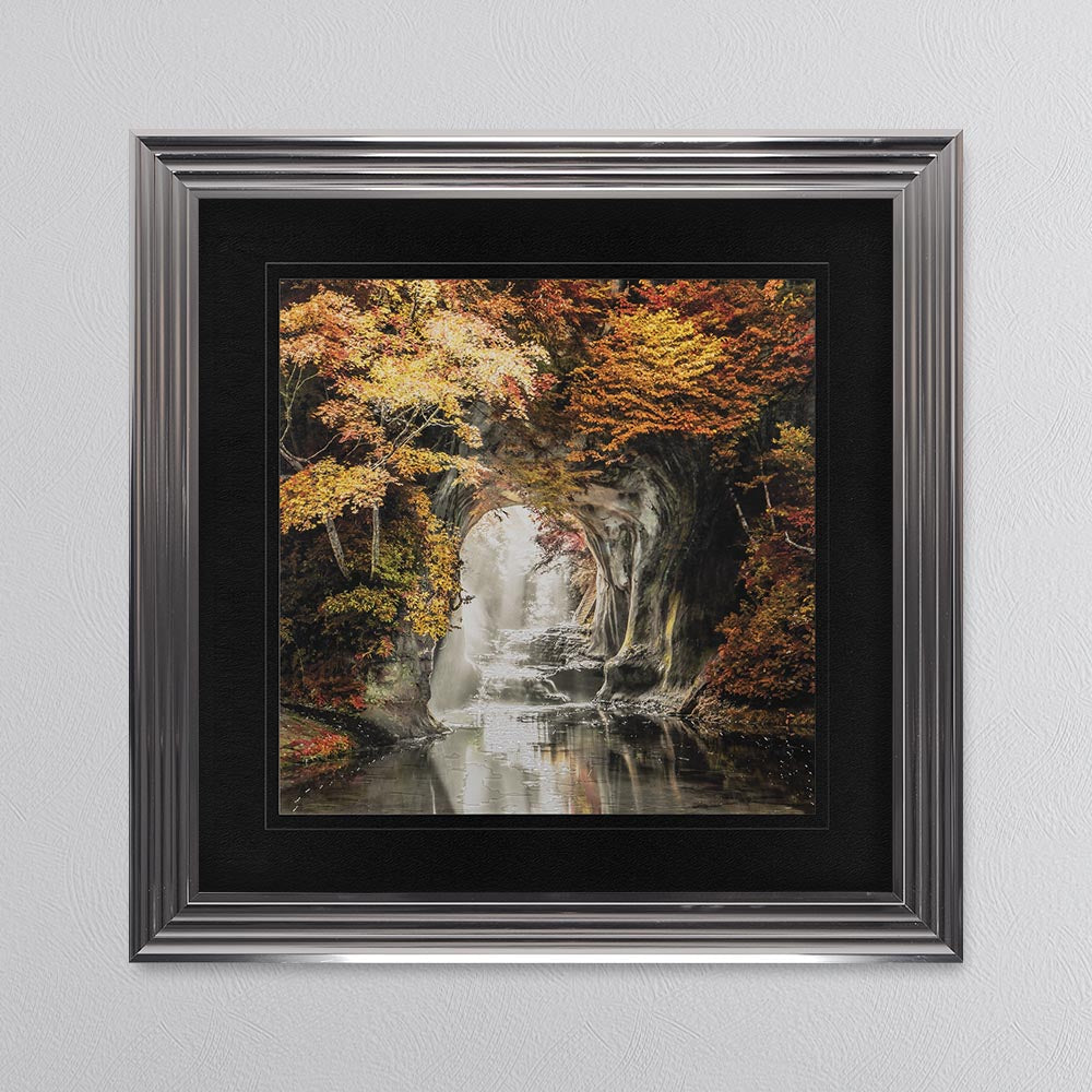 Autumn Dreams with Black Mount Framed Wall Art