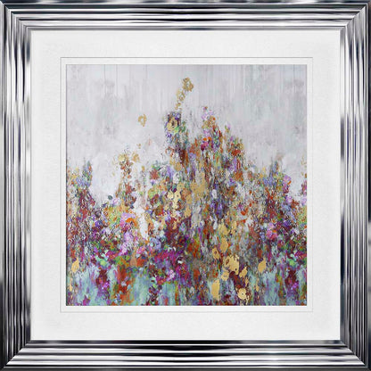 Blooming Blossoms with White Mount Framed Wall Art