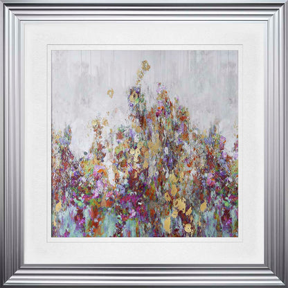 Blooming Blossoms with White Mount Framed Wall Art