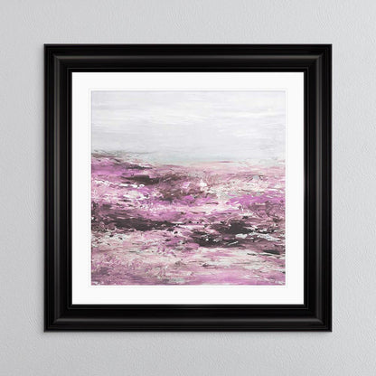 Blush Coast 2 with White Mount Framed Wall Art