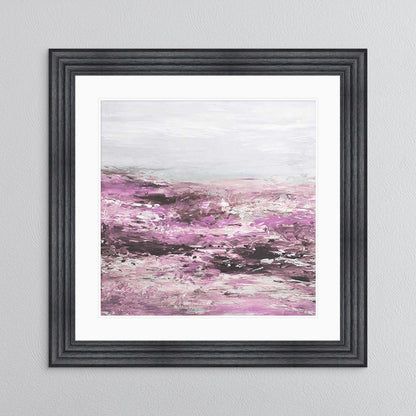 Blush Coast 2 with White Mount Framed Wall Art