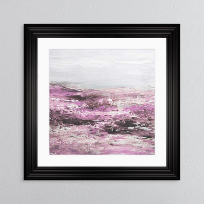 Blush Coast 2 with White Mount Framed Wall Art
