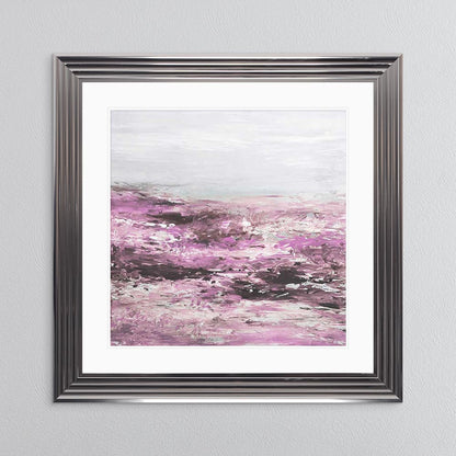 Blush Coast 1 with White Mount Framed Wall Art