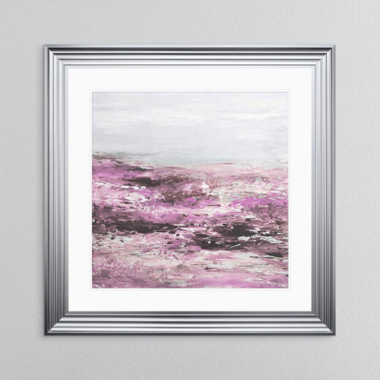 Blush Coast 2 with White Mount Framed Wall Art