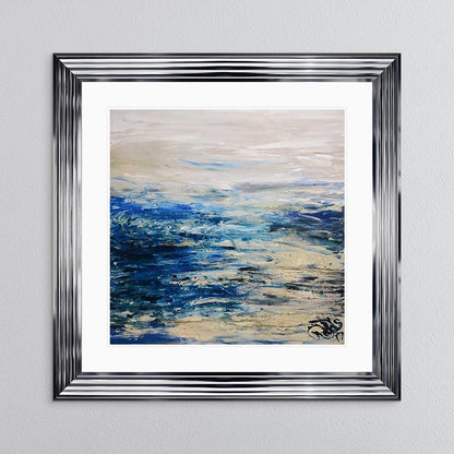 Coast 2 with White Mount Framed Wall Art