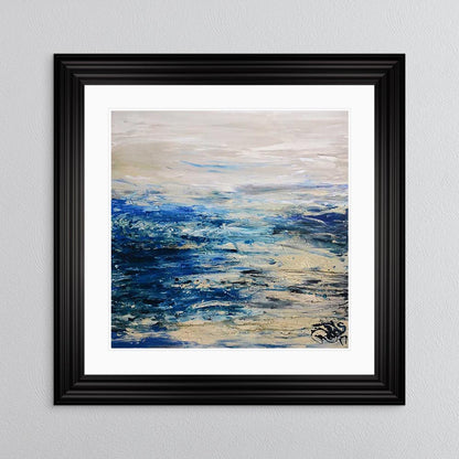 Coast 2 with White Mount Framed Wall Art