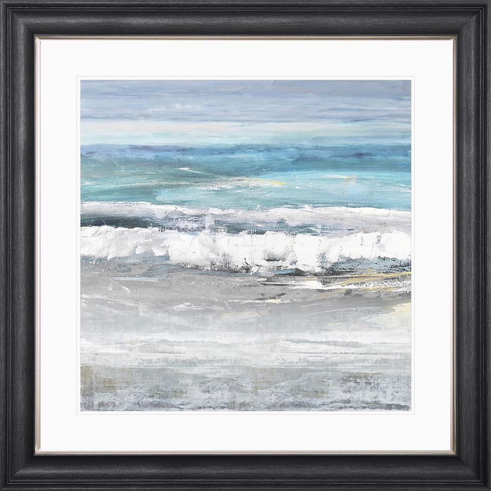 Crashing Waves 1 with White Mount Framed Wall Art