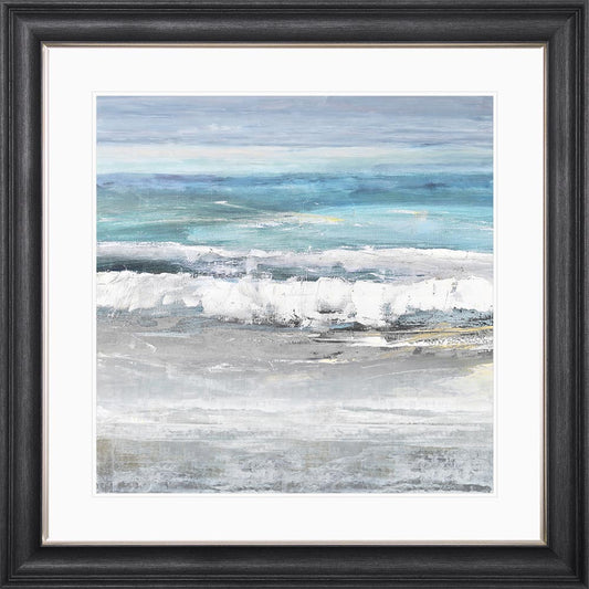 Crashing Waves 1 with White Mount Framed Wall Art