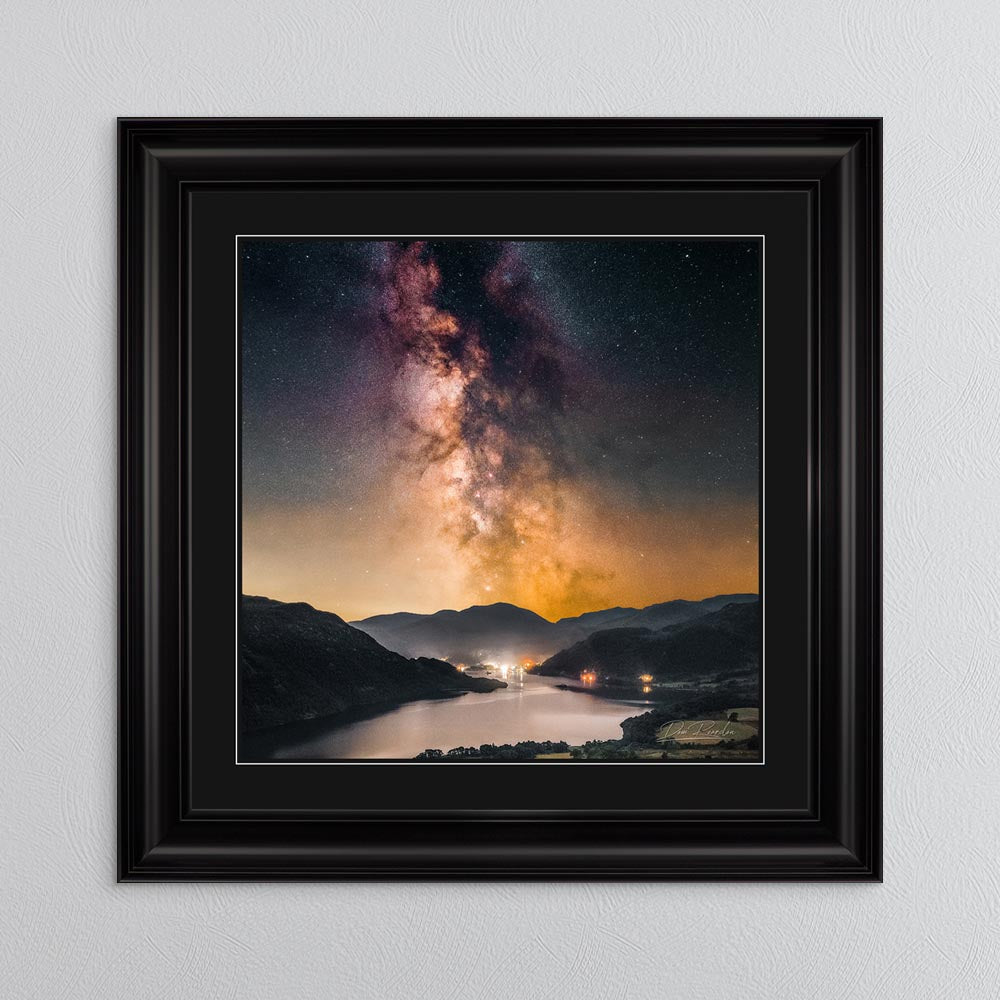 Gowbarrow Milky Way with Black Mount Framed Wall Art