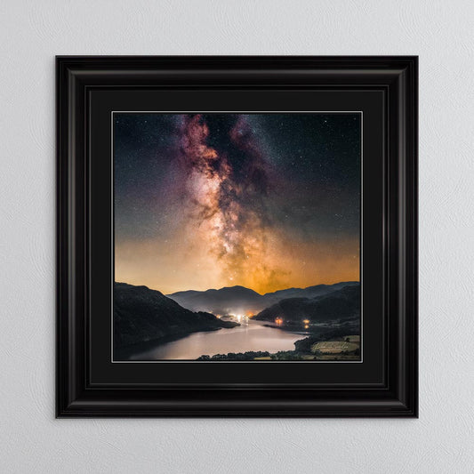 Gowbarrow Milky Way with Black Mount Framed Wall Art