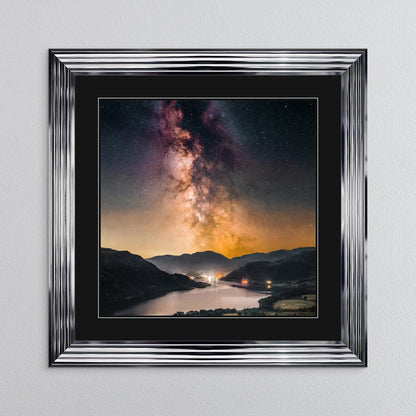 Gowbarrow Milky Way with Black Mount Framed Wall Art