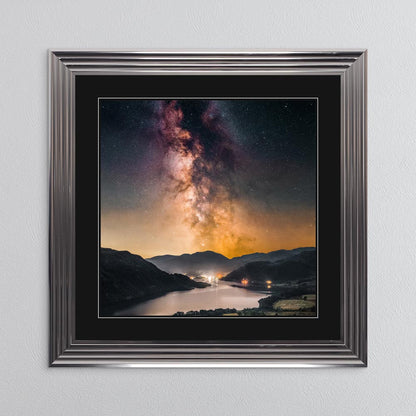 Gowbarrow Milky Way with Black Mount Framed Wall Art