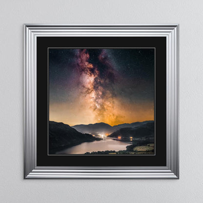 Gowbarrow Milky Way with Black Mount Framed Wall Art