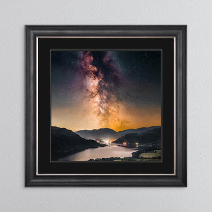 Gowbarrow Milky Way with Black Mount Framed Wall Art