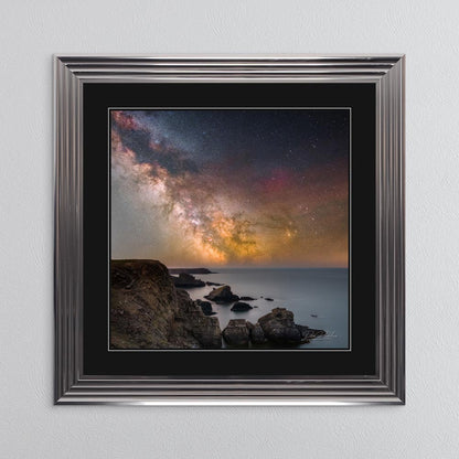 Martin's Haven Milky Way with Black Mount Framed Wall Art