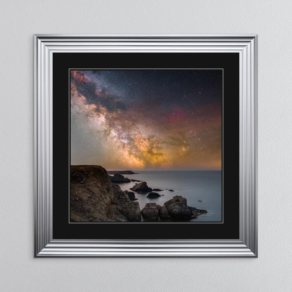 Martin's Haven Milky Way with Black Mount Framed Wall Art