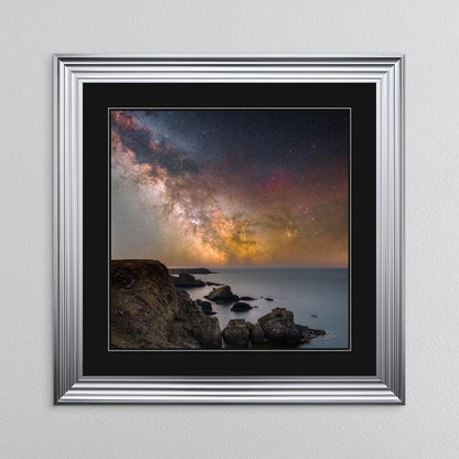 Martin's Haven Milky Way with Black Mount Framed Wall Art