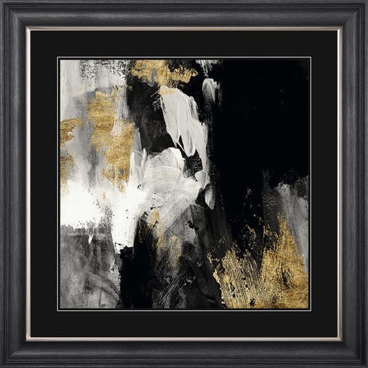 Golden Collage 1 with Black Mount Framed Wall Art