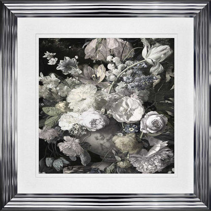 Glorious Bouquet 1 with White Mount Framed Wall Art