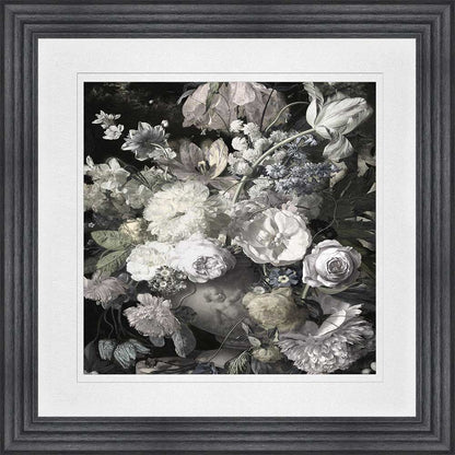 Glorious Bouquet 1 with White Mount Framed Wall Art