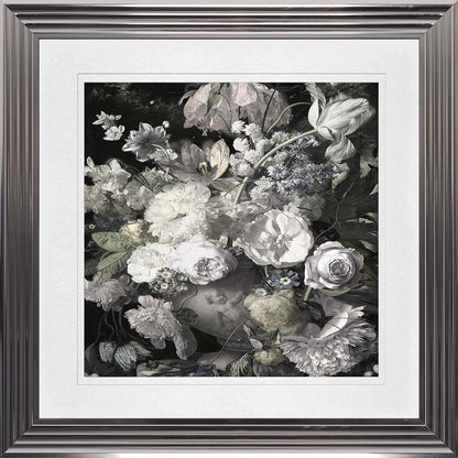 Glorious Bouquet 1 with White Mount Framed Wall Art