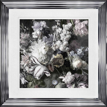 Glorious Bouquet 4 with White Mount Framed Wall Art