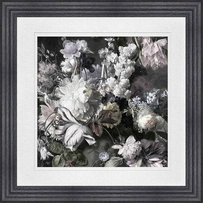 Glorious Bouquet 4 with White Mount Framed Wall Art