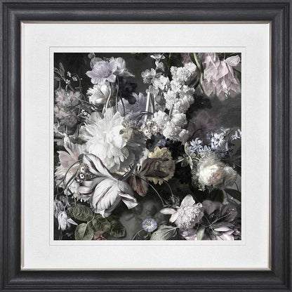 Glorious Bouquet 4 with White Mount Framed Wall Art