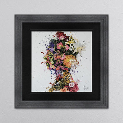 Her Majesty with Black Mount Framed Wall Art
