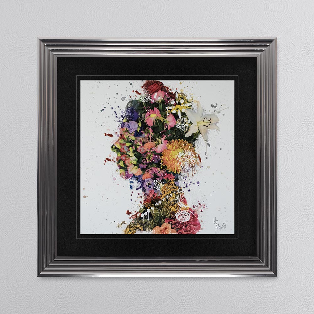 Her Majesty with Black Mount Framed Wall Art