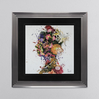 Her Majesty with Black Mount Framed Wall Art