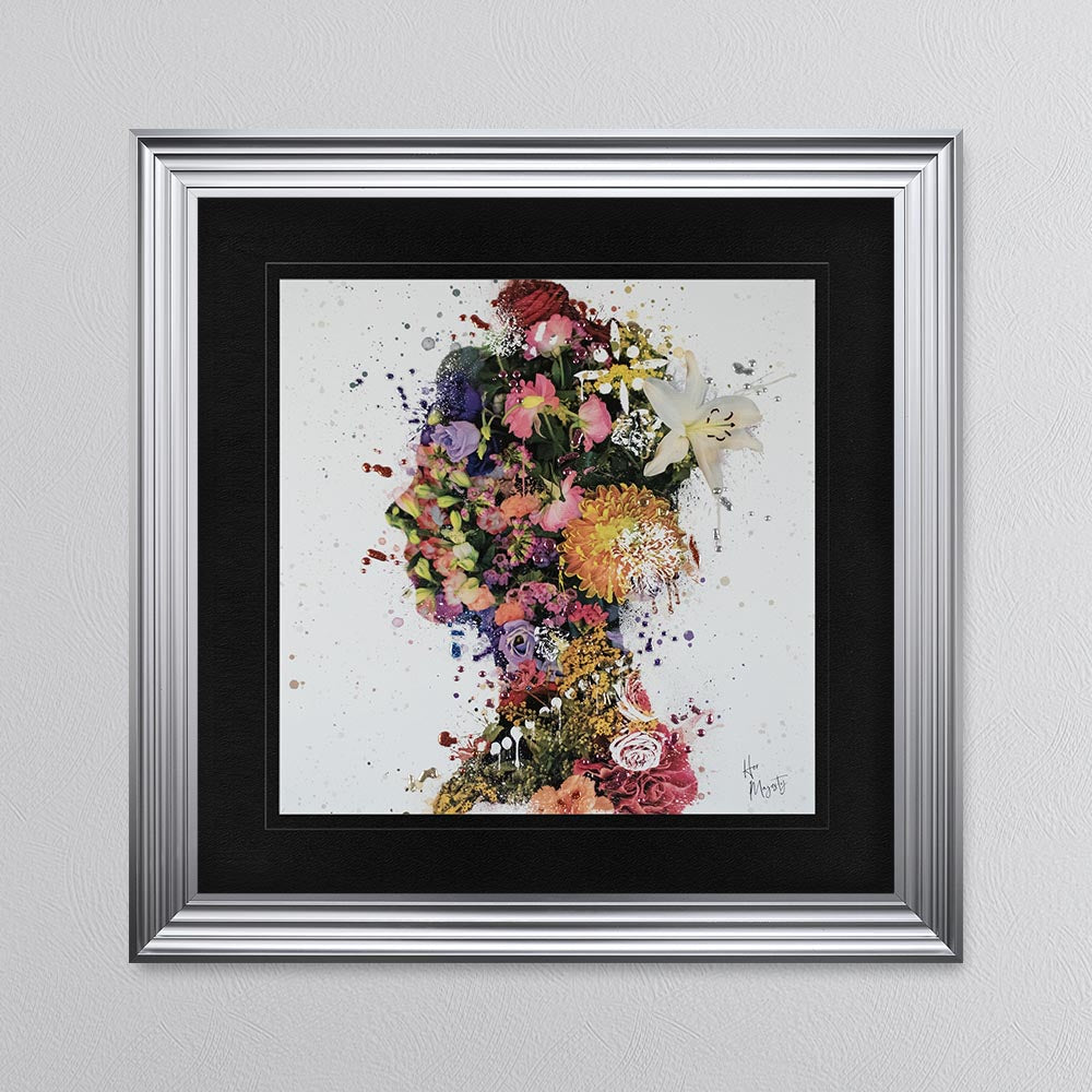 Her Majesty with Black Mount Framed Wall Art