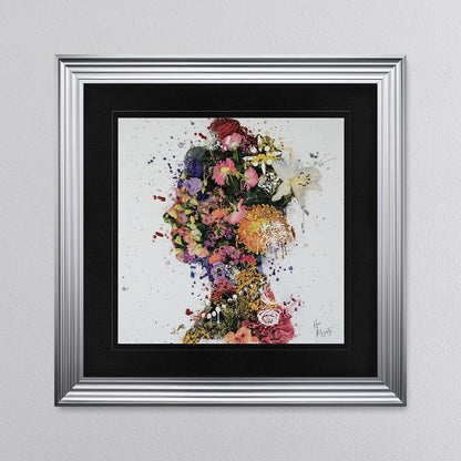Her Majesty with Black Mount Framed Wall Art